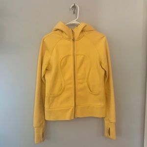 Yellow lululemon hoodie